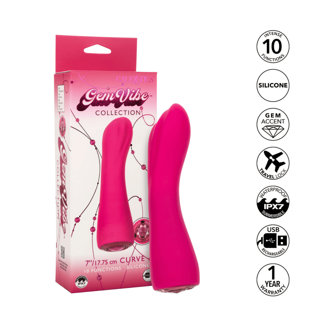 Vibromasseur Curve Gem Bliss 6
