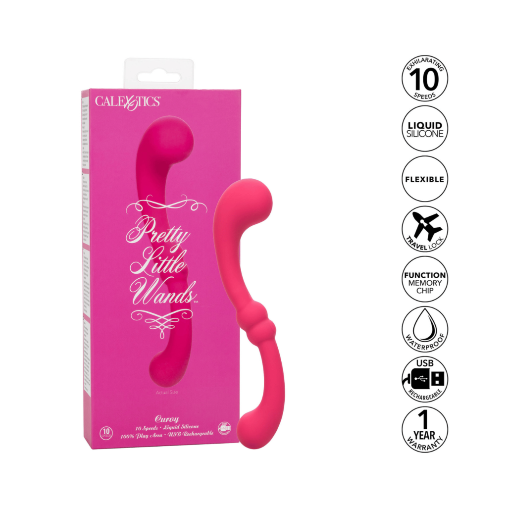 Vibromasseur Double Courbé Pretty Caracteristique