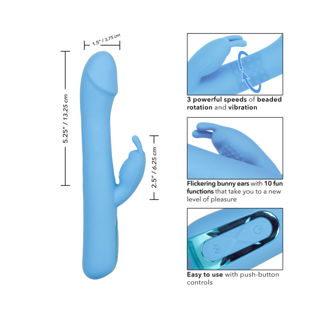 Vibromasseur Jack Rabbit Elite Rotating caracteristique