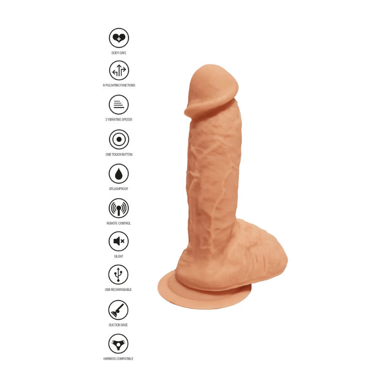 Gode Vibrant Réaliste Sable Nu 4