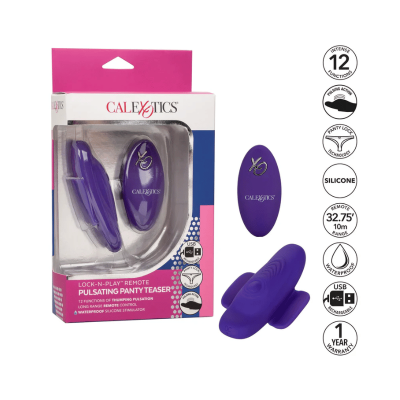 Vibromasseur Télécommandé Pulsations Lock 4