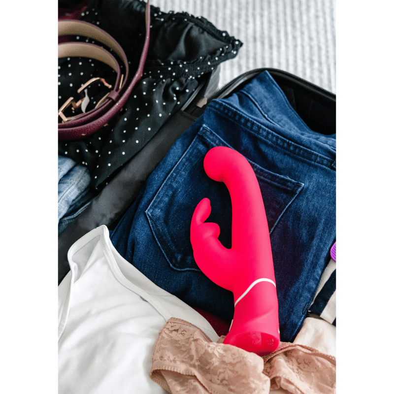 Vibromasseur Rose Courbe Velours 8