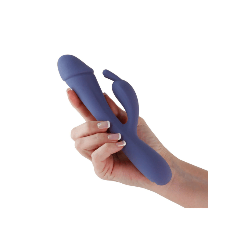 Vibromasseur Rabbit Velours Violet 4